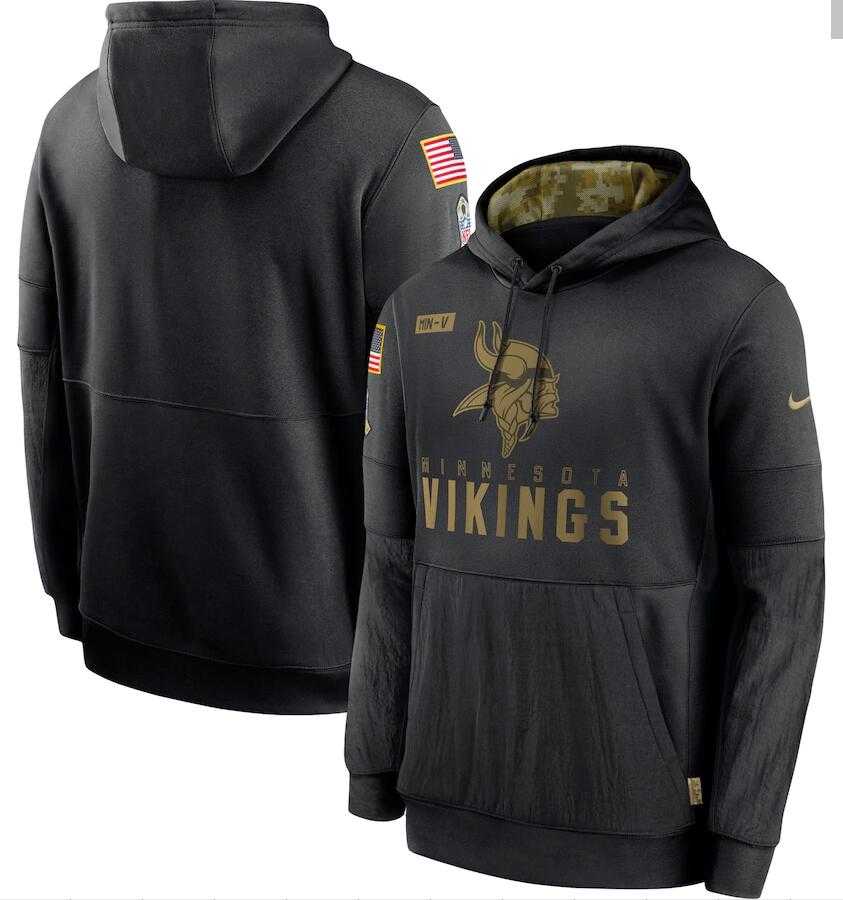 Men's Minnesota Vikings Nike Black 2020 Salute to Service Sideline Performance Pullover Hoodie,We sell and wholesale Men's Minnesota Vikings Nike Black 2020 Salute to Service Sideline Performance Pullover Hoodie on line form chian!